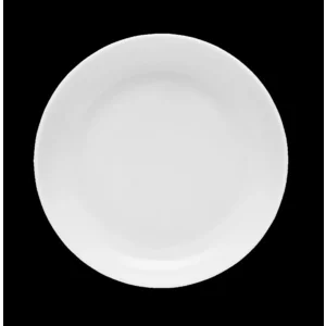 Lubiana porselein Rondo wit plat bord 22 cm (dessertbord)