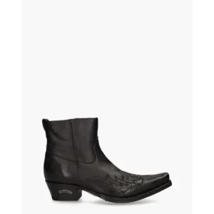 Sendra 12185 Zwart Heren Enkelboots