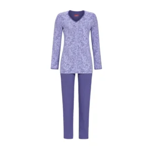Ringella – Checkered Jersey – Pyjama – 1521208 – Grey/Blue
