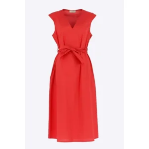 Signe Nature Zomer kleed: Koraal, mouwloos ( Signe.1357 )