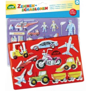 Tekensjablonen - Mensen, auto’s en andere vervoersmiddelen