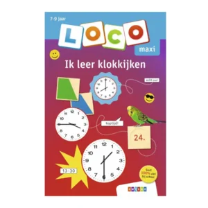 Loco Maxi - Boekje - Ik leer klokkijken - 7-9 jaar