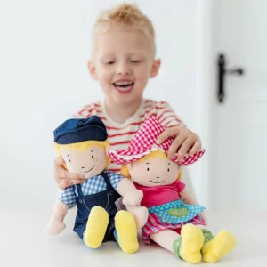 Pop - Knuffelpop - Fien en Teun - Boerin Fien - 35cm