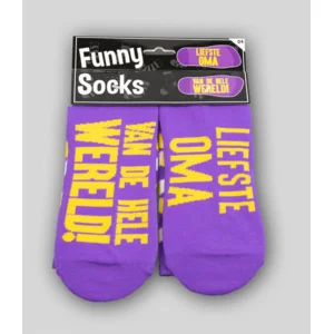 Sokken - Liefste Oma van de wereld! - Funny socks