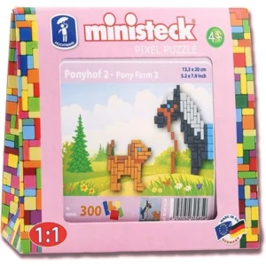 Ministeck - Mozaïek - Pony's - Travelbox - 300dlg.