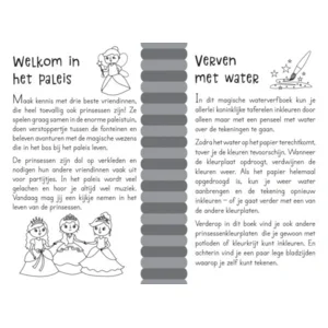 Boek - Magisch waterkleurboek - Prinsessen