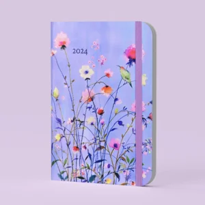Agenda - 2024 - Compact - 16 Maanden -Wilde lavendel - 12,7x17,8cm