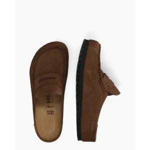 Birkenstock Naples Wrapped Bruin Damesslippers