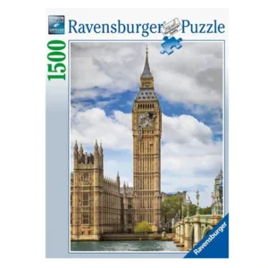 Puzzel - Grappige kat op de Big Ben - 1500st.