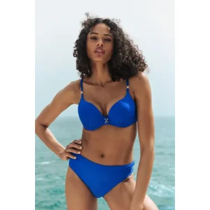 Marie Jo Emly voorgevormde bikini in blauw met omslagslip