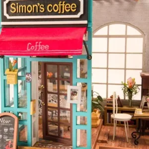Simon's Coffee corner - Robotime Modelbouwpakket