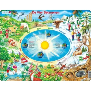 Puzzel - De vier seizoenen - 44st - Karton