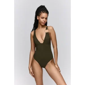 Sarda Lita voorgevormd badpak in kaki