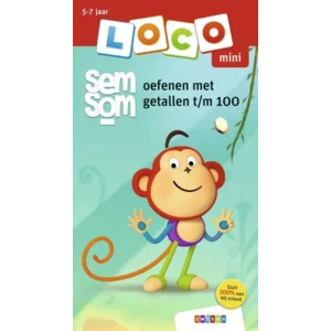 Loco Mini - Boekje - Sem som - Oefenen met getallen t/m 100 - 5-7 Jaar