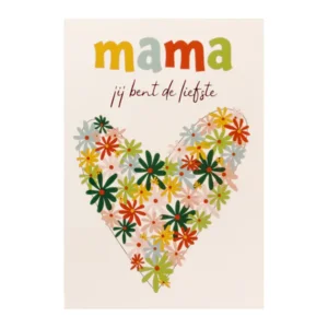 Kaart - Moederdag - Mama jij bent de liefste - SMR04-D