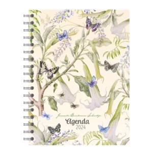 Bureau agenda - 2024 - Janneke Brinkman - Trompetbloem - 17,6x23,8cm
