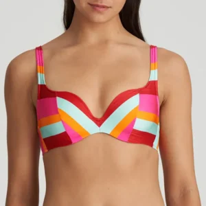 Marie Jo Swim Tenedos voorgevormde bikini in multicolore strepen