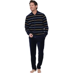 Pastunette homewear Heren: blauw, velours ( PAS.132 )