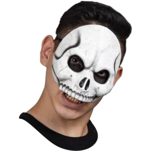 Halfmasker - Schedel - Wit