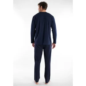 Gotzburg pyjama heren: Blauw, Rechte broek ( GOT.79 )
