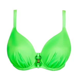 Prima Donna Bikini Top: Pilon, Neon Lime, Hartvorm, voorgevormd, europese maten  pdo.487
