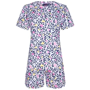 Rebelle Pastunette meisjes pyjama: Geprint, korte mouw ( PAS.21 )