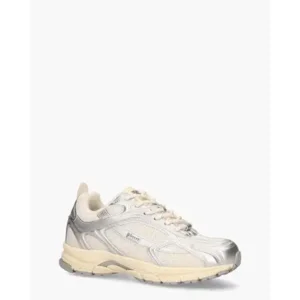 Mercer The Re-Run High-Frequency Off-White/Zilver Damessneakers