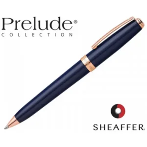 Balpennen Sheaffer Prelude Cobalt Blue Lak Rose Gold Trim