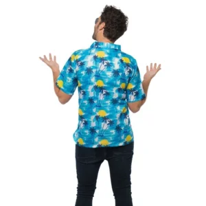 Shirt - Hawaii - Blauw - L/XL