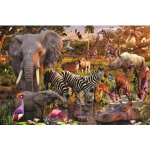 Puzzel - Afrikaanse dierenwereld - 3000st.