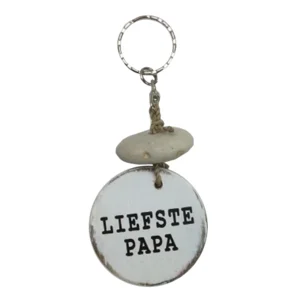 Sleutelhanger - Hout - Liefste papa