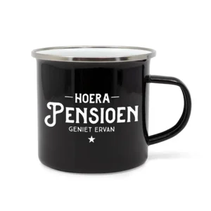 Mok - Lekker stoer - Pensioen - Metaal