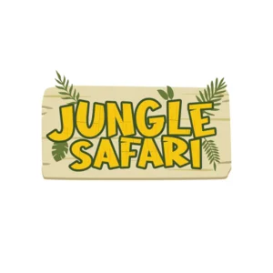 Jungle safari behang pastelkleuren