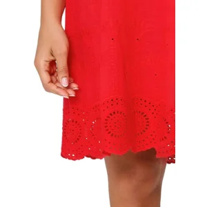 Lingadore Cotton strandjurk in rood