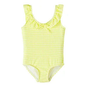 Name it Zwemkleding Meisjes Geel Badpak Ziline Lemon Tonic