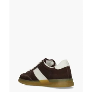 East Pacific Trade Santos Donkerbruin/Off-White Herensneakers