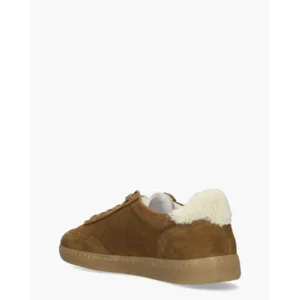 Cypres Yelle Cognac/Beige Damessneakers