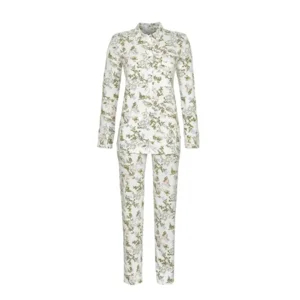 Ringella Dames pyjama: Ecru, met hemdskol, 50% Modal 50% CO ( RIN.595 )