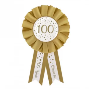 Rozet - 100 - Goud, wit