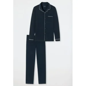 Schiesser – Fine Interlock - Pyjama – 179296 – Dark Blue