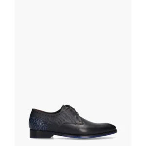 Floris Van Bommel De Stapper 39.26 Donkerblauw Heren Veterschoenen
