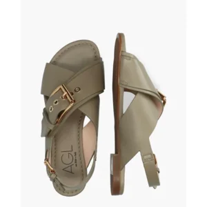 Attilio Giusti Summer Criss Cross Khaki Damessandalen