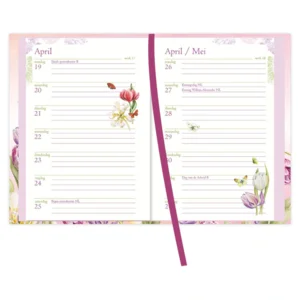 Zak agenda - 2026 - Janneke Brinkman - Tulp - 8.3x11.5cm