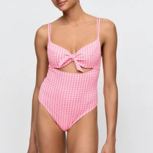 Marie Jo Swim Badpak: Mary Lynn, Rose Gingham, europese maten ( MJO.342 )