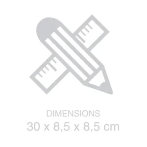 Waterfles H2O glas 1.2L  Balvi