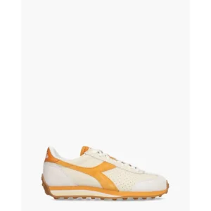 Diadora Sport Rally Punched Off-White/Oranje Damessneakers