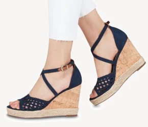 Sandalen met sleehak bij Shopa