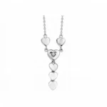 Nona 91889 Zilveren Ketting met Hartjes