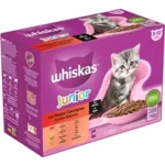 Whiskas Multipack Pouch Junior Classic Selectie Vlees In Saus 4X12X85 gram