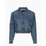 Ibana Joseph Denim Jeansblauw Damesjack